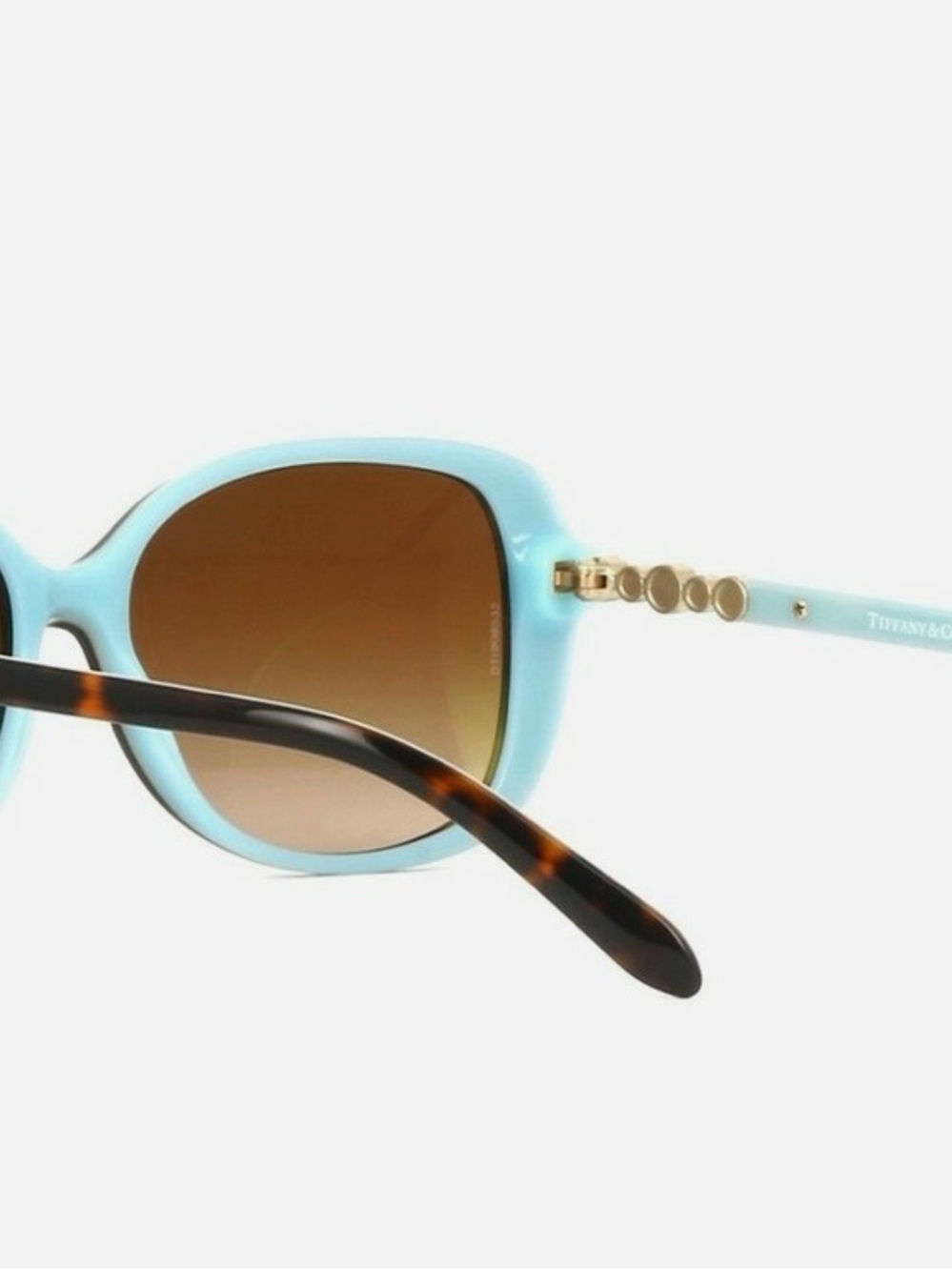 TIFFANY & Co COBBLESTONE TF 4121B Havana/Brown Shaded (8134/3B) Sunglasses - Picture 3 of 7